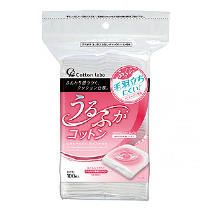 COTTON LABO Urufuka Cotton Pad 100Pcs