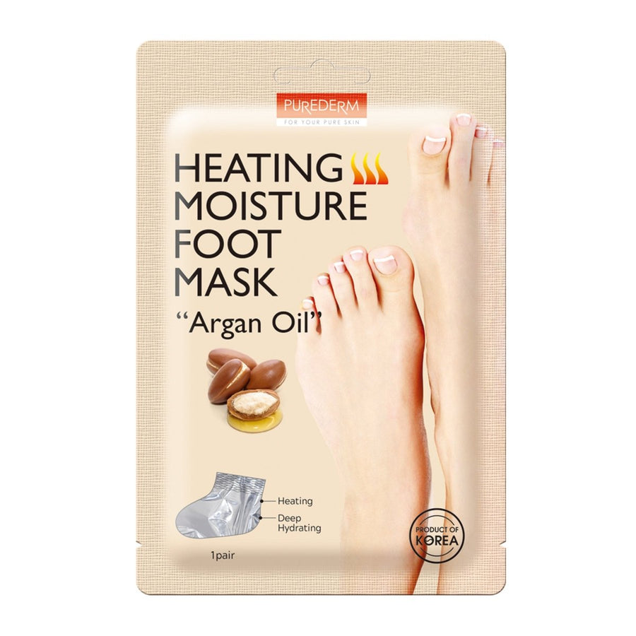 PUREDERM Heating Moisture Foot Mask “Argan Oil” 1 Pair