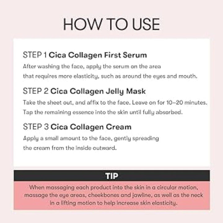 VT CICA Collagen All - in - One 3 - Step Mask 1Pcs Health & Beauty oceanbuy beauty markham toronto free ship USA asian korean skincare