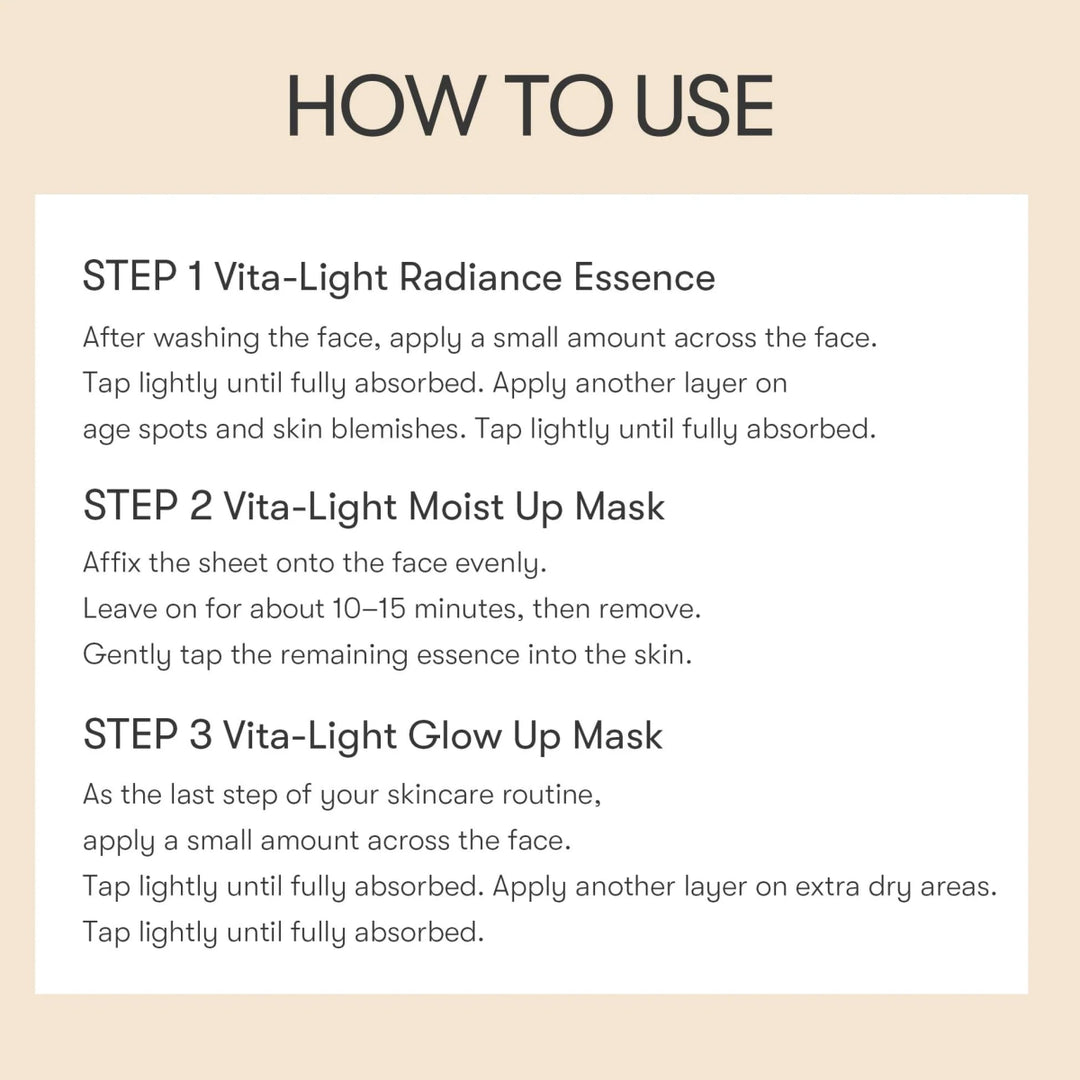 VT Vita - Light All - in - One 3 - Step Mask 1Pcs Health & Beauty oceanbuy beauty markham toronto free ship USA asian korean skincare