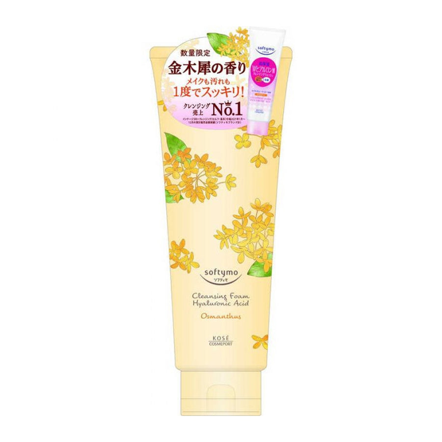 KOSE Softymo Hyaluronic Acid Cleansing Foam 190g - Osmanthus Scent