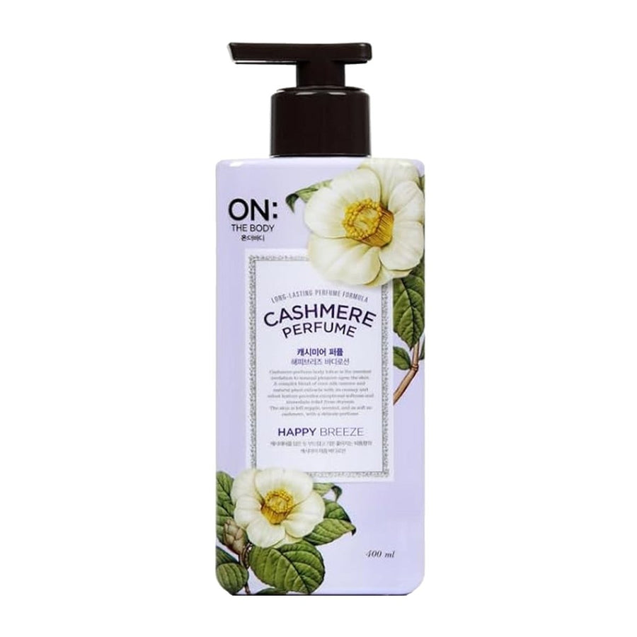 LG ON: THE BODY Cashmere Perfume Lotion 400ml - Happy Breeze