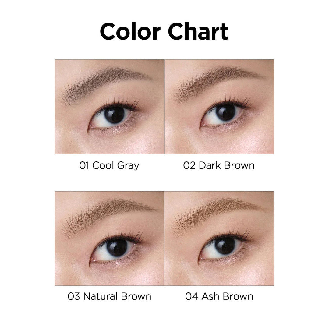 PERIPERA Speedy Skinny Brow Mascara - 4 Colors to choose
