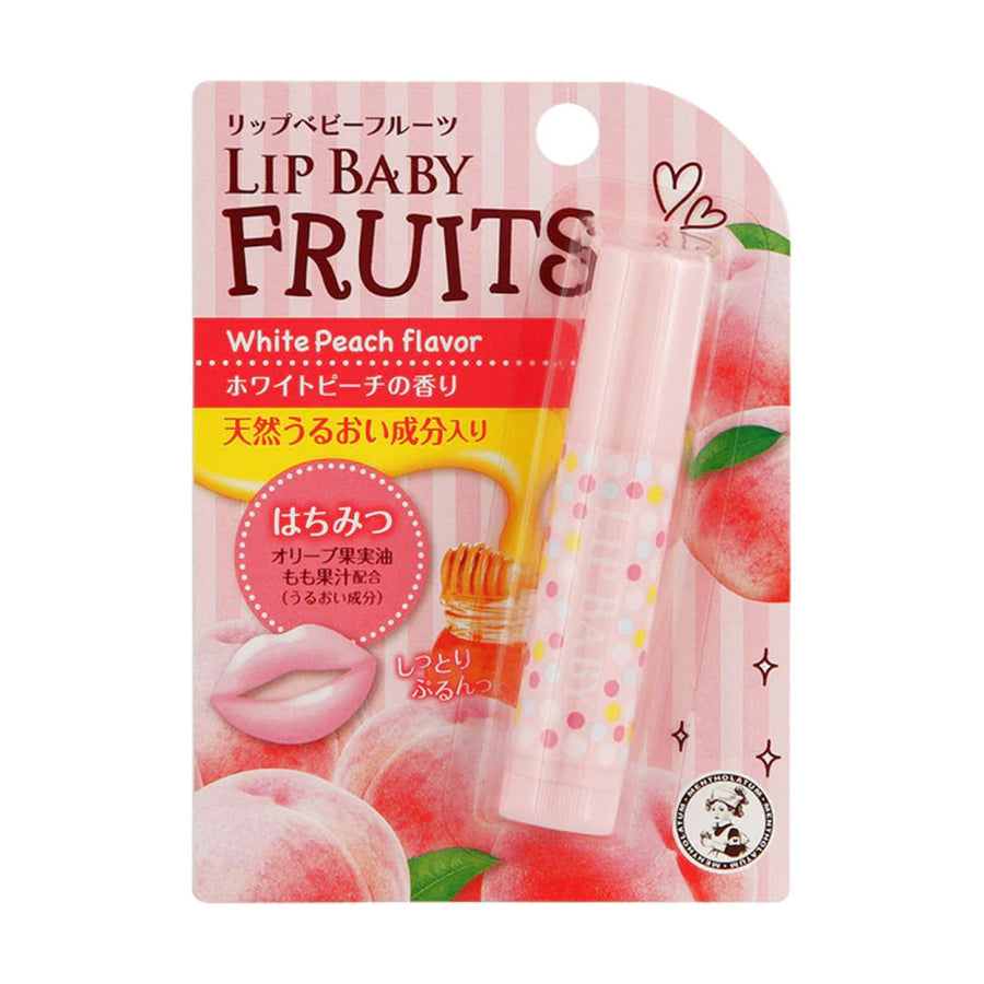 ROHTO Mentholatum Lip Baby Fruits Lip Cream 4.5g - White Peach