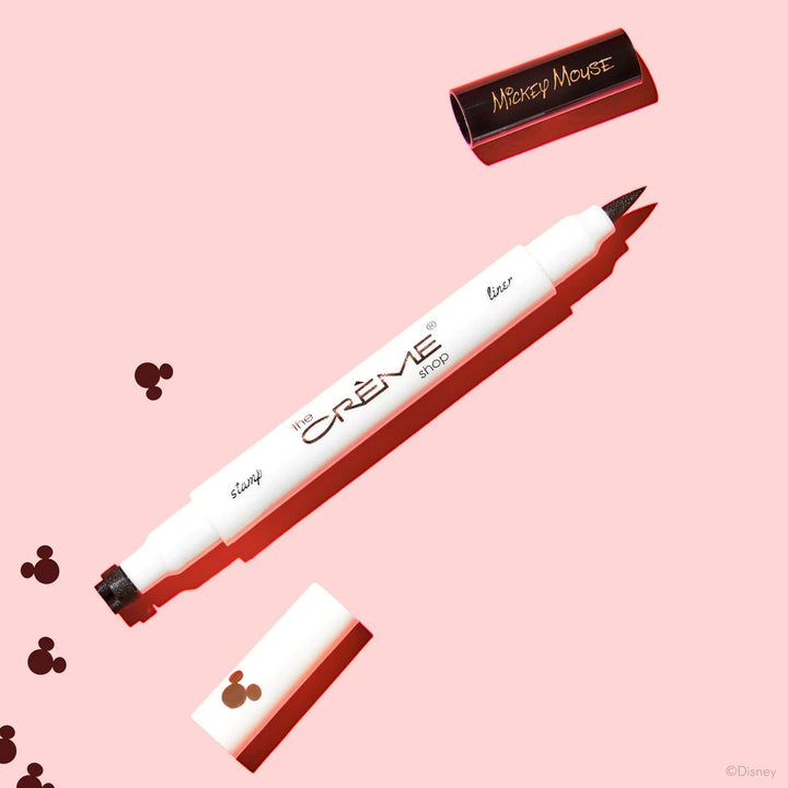 THE CREME SHOP Disney: Dual-Ended Eyeliner & Mickey Shaped Freckle Stamp - Brown