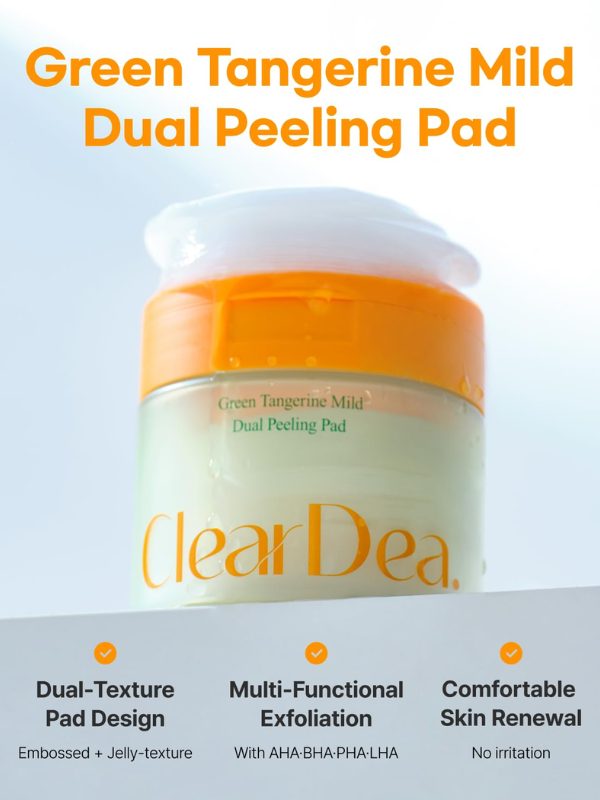 ClearDea Mild Dual Peeling Pad Exfoliating Care 140ml 50 pads