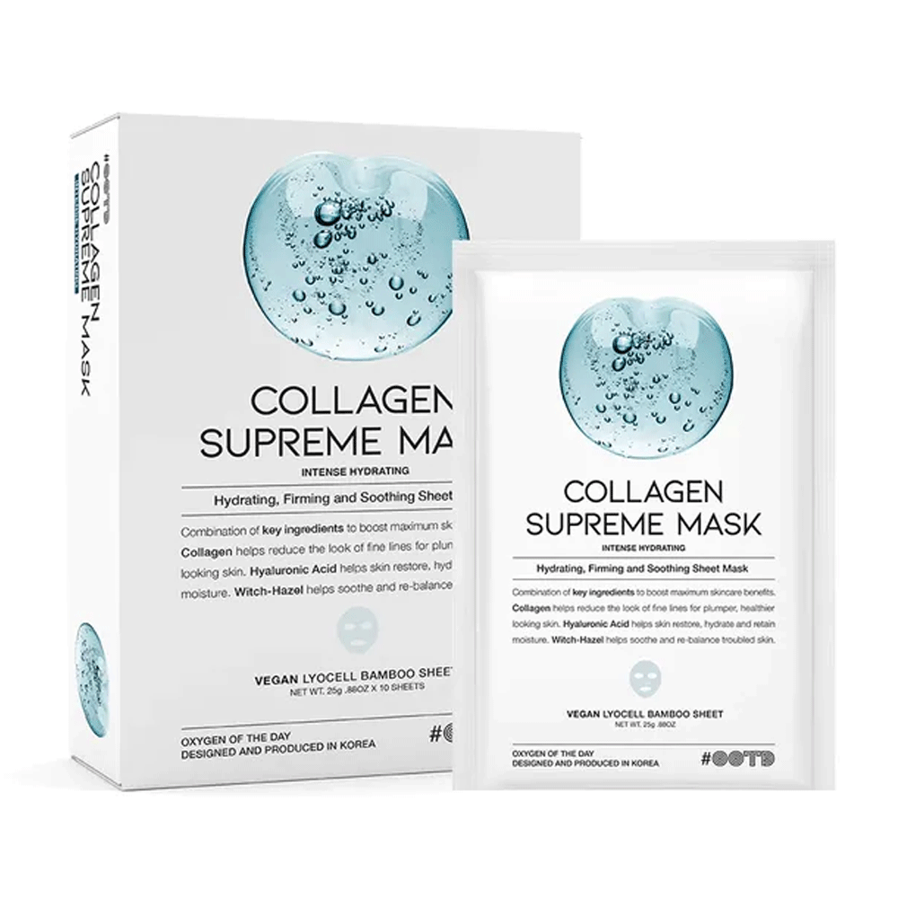 OOTD Collagen Supreme Mask 25g *10ea collagen mask, facial mask, new, vegan, SKIN CARE, Face Masks