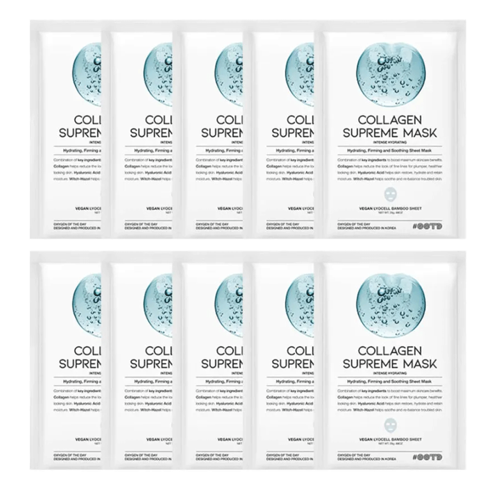 OOTD Collagen Supreme Mask 25g *10ea collagen mask, facial mask, new, vegan, SKIN CARE, Face Masks
