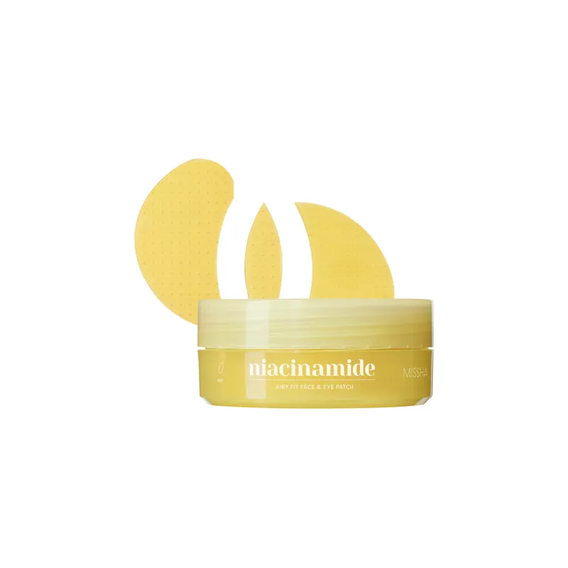 MISSHA Airy Fit Niacinamide Brightening Face & Eye Patch 60pcs SKIN CARE, Eye Care, Eye Masks