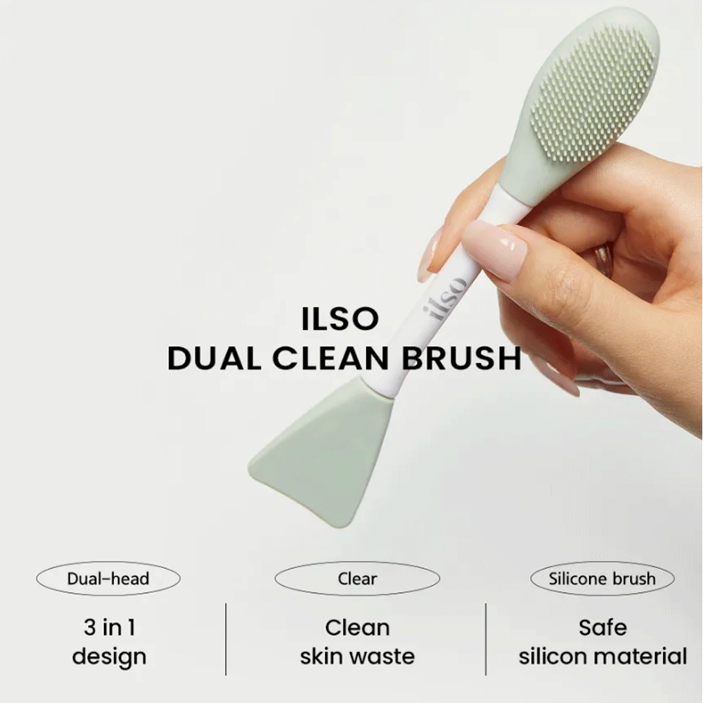 ilso Dual Clean Brush 1 pc new, SKIN CARE, Face Masks
