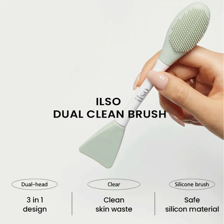 ilso Dual Clean Brush 1 pc new, SKIN CARE, Face Masks