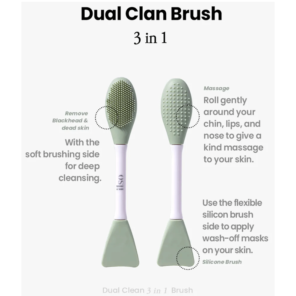 ilso Dual Clean Brush 1 pc new, SKIN CARE, Face Masks