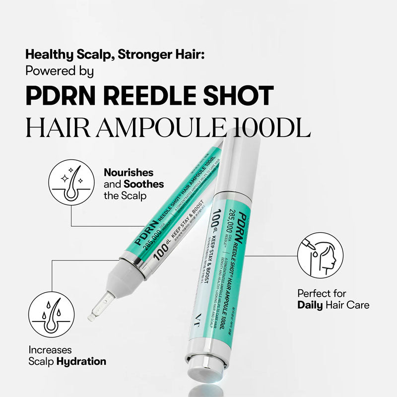VT Cosmetics Reedle Shot Hair Ampoule Scalp Revitalizing 100dL