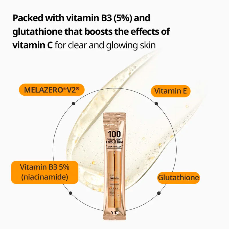 VT Cosmetics Vita-Light Reedle Shot 100 2mlx10ea