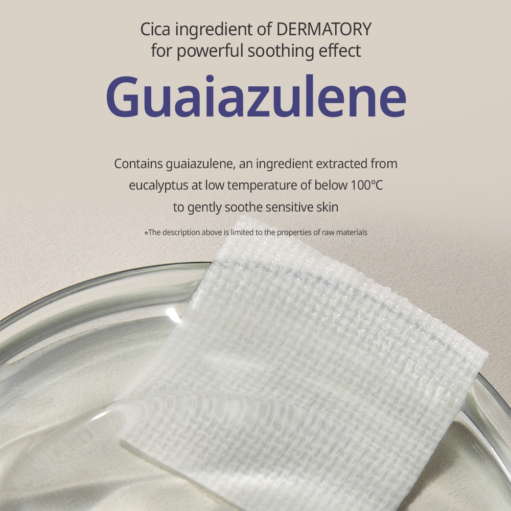 DERMATORY Hypoallergenic Cica Rescue Gauze Pad 80ea toner pads, SKIN CARE, Toners