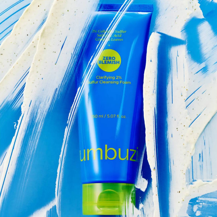 numbuzin Zero Blemish Clarifying 2% Sulfur Cleansing Foam 150ml SKIN CARE, Cleansers, Face Wash