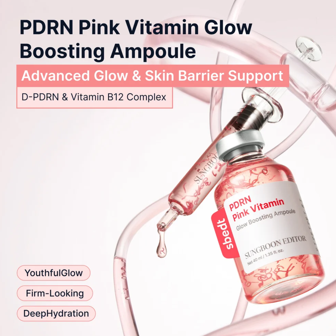 Sungboon Editor PDRN Pink Vitamin Glow Boosting Ampoule 40ml SKIN CARE, Treatments, Serum & Essence