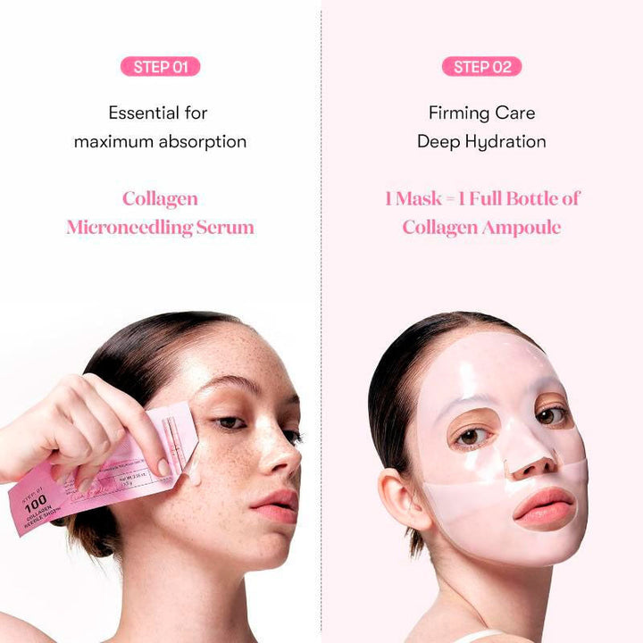 VT Cosmetics Collagen Reedle Shot 100 2Step Mask 15g25g