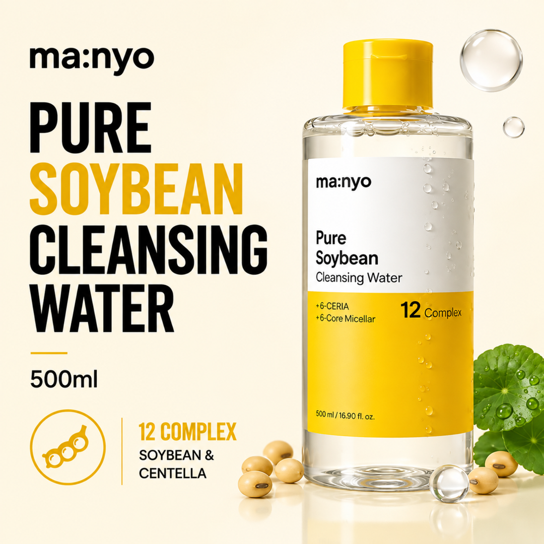 manyo Pure Soybean Cleansing Water 500ml SKIN CARE, Cleansers, Face Wash