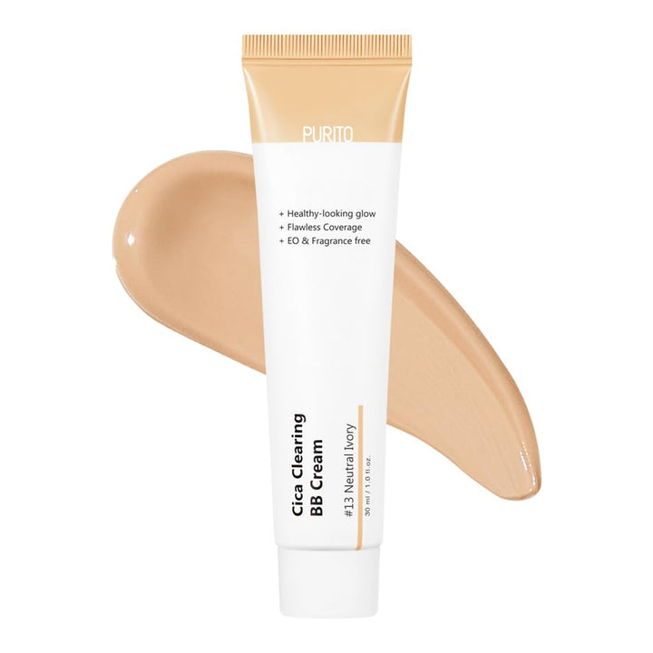 PURITO Cica Clearing BB Cream 30ml - #13 Neutral Ivory