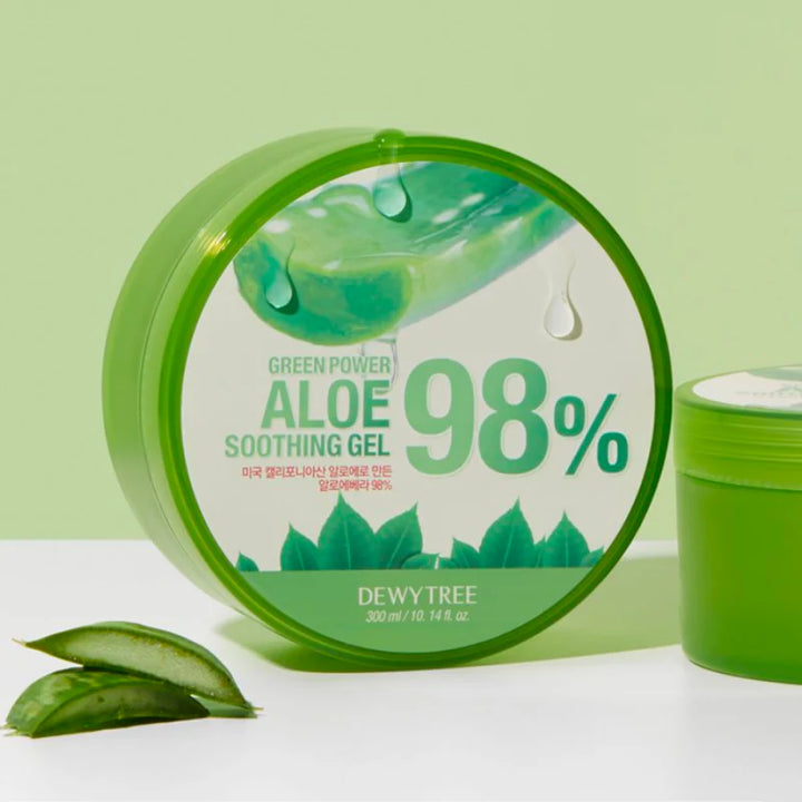 Dewytree Green Power 98% Aloe Soothing Gel 300ml new