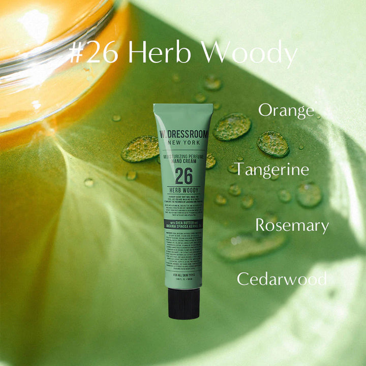 W.DRESSROOM Moisturizing Perfume Hand Cream 50ml - No.26 Herb Woody