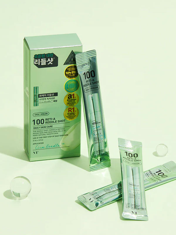 VT Cosmetics Reti-A Reedle Shot 100 Vitamin A Bakuchiol 2mlx10ea