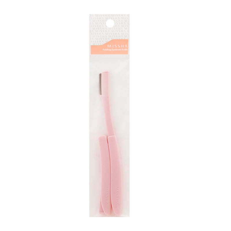 MISSHA Folding Eyebrow Trimmer - Precision Eyebrow Grooming MAKEUP, Eyes, Eyebrow, Eyebrow Trimmer, K-Beauty Grooming Tool, Precision Brow Shaping, Folding Eyebrow Razor, Stainless Steel Blade, Travel Beauty Accessories, Natural Brows