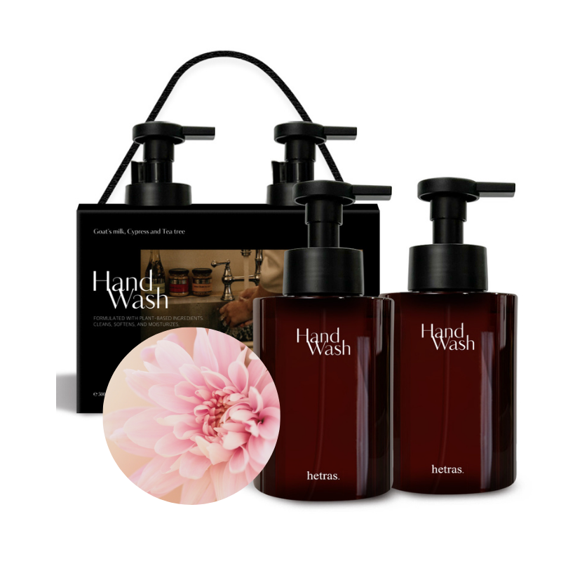 hetras Perfumed Bubble Hand Wash Hotel Wood 515ml x 2