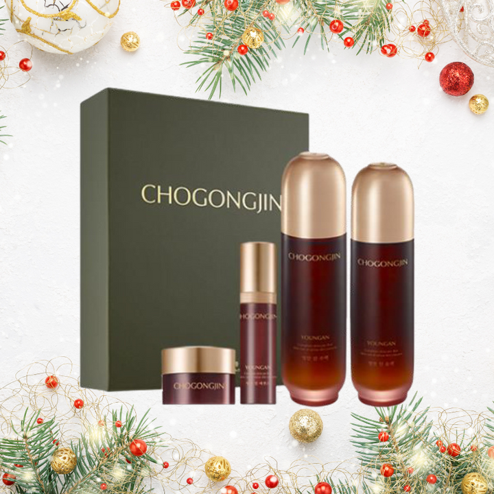ChoGongJin Youngan Jin Total Care Essential Set BIO Gongjin SKIN CARE, Skincare Set, ChoGongJin Gift Set, Korean Skincare Set, Hydrating Skincare, Black Ginseng Extract, Skin Radiance Boost, Firming Skincare, Youthful Skin Appearance