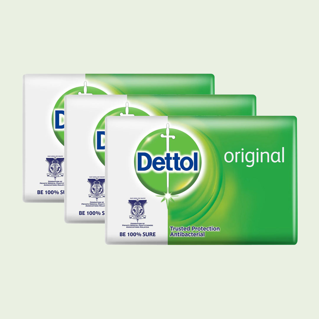 DETTOL Original Bar Soap 100g (3 Pack)