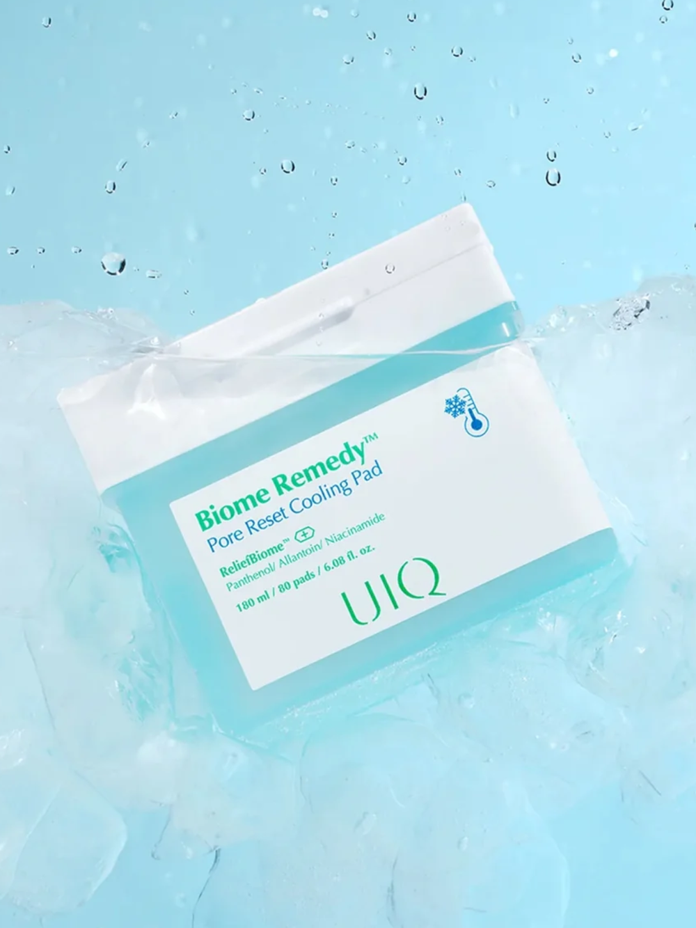 UIQ Biome Remedy™ Pore Reset Cooling Pad 80 pads SKIN CARE, Toners, Toner Pads