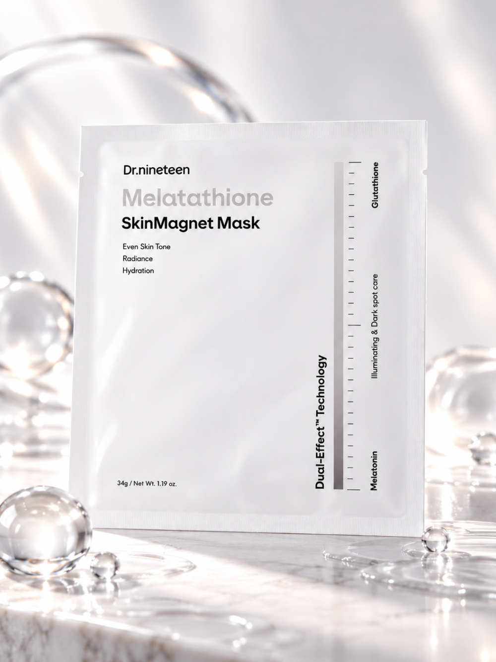 Dr.nineteen  Melatathione Skin Magnet Mask 34g SKIN CARE, Toners