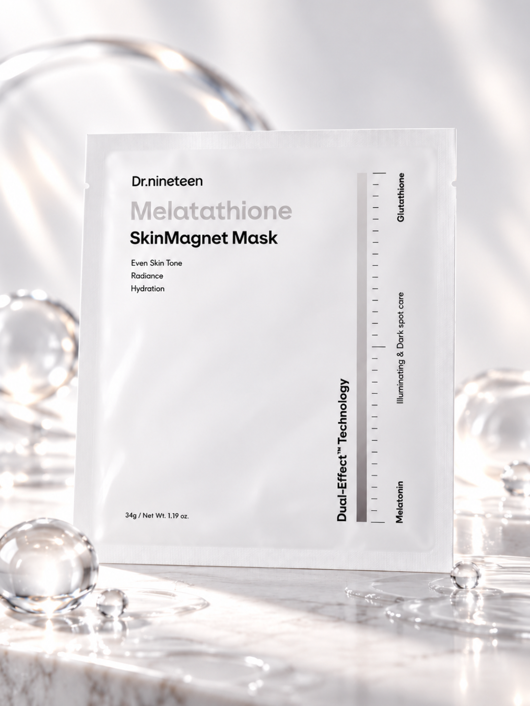 Dr.nineteen  Melatathione Skin Magnet Mask 34g SKIN CARE, Toners