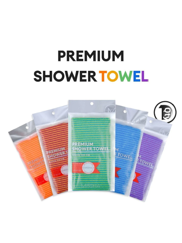 MISSHA Premium Shower Towel SKIN CARE, Cleansers, Face Wash