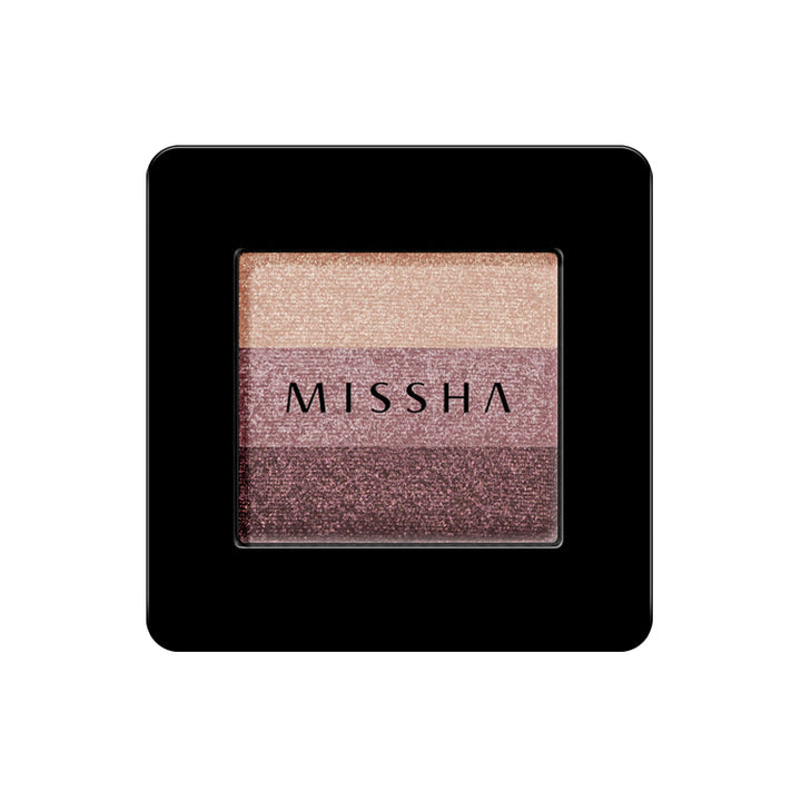 MISSHA Triple Shadow Easy Gradient Eyeshadow with Argan Oil MAKEUP, Eyes, Eyeshadow, K-Beauty Eyeshadow, Gradient Eye Makeup, Argan Oil Makeup, Easy Application Eyeshadow, Korean Beauty Eyes, Shimmer Eye Shadow, Buildable Pigment