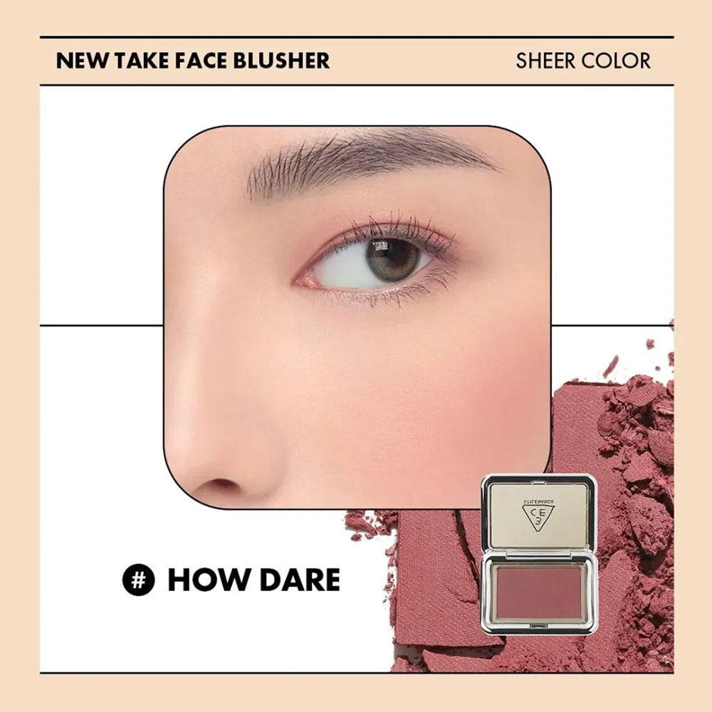 3CE Face Blusher New Take Edition 4.5g   5 colors MAKEUP, Face, Blush