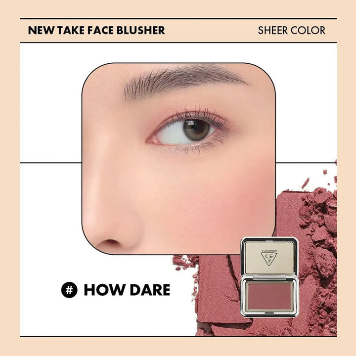 3CE Face Blusher New Take Edition 4.5g   5 colors MAKEUP, Face, Blush