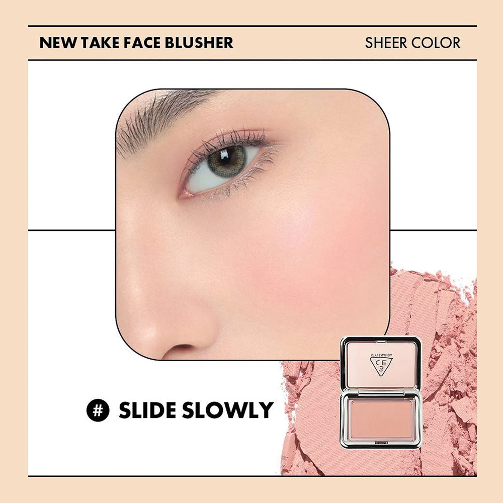 3CE Face Blusher New Take Edition 4.5g   5 colors MAKEUP, Face, Blush