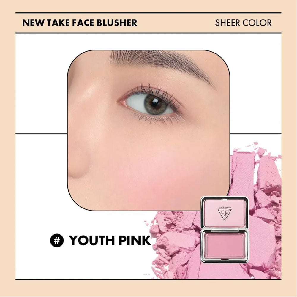 3CE Face Blusher New Take Edition 4.5g   5 colors MAKEUP, Face, Blush