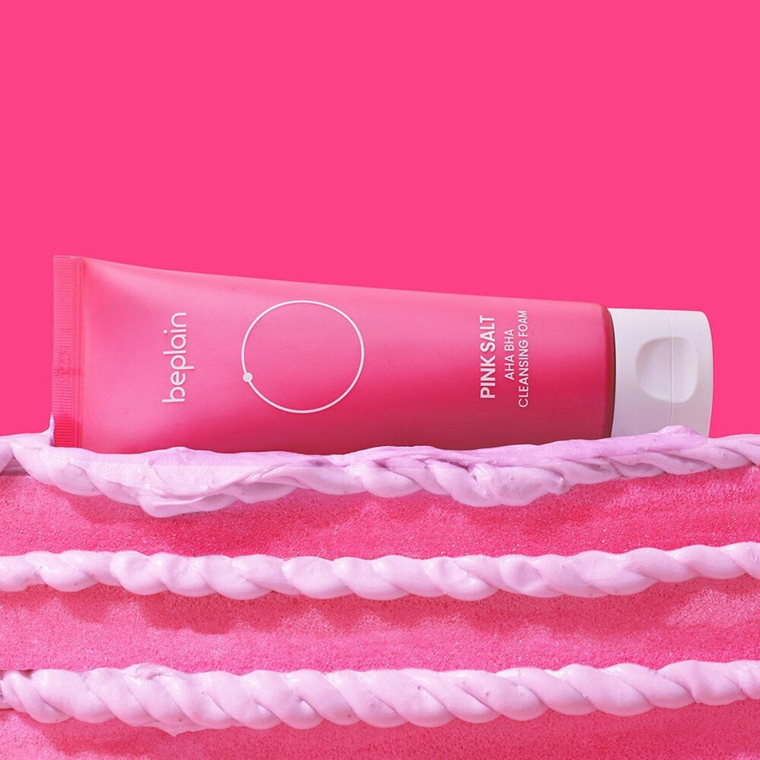 beplain Pink Salt AHA BHA Cleansing Foam 120ml cleansing-foam, new, Niacinamide, SKIN CARE, Cleansers, Face Wash