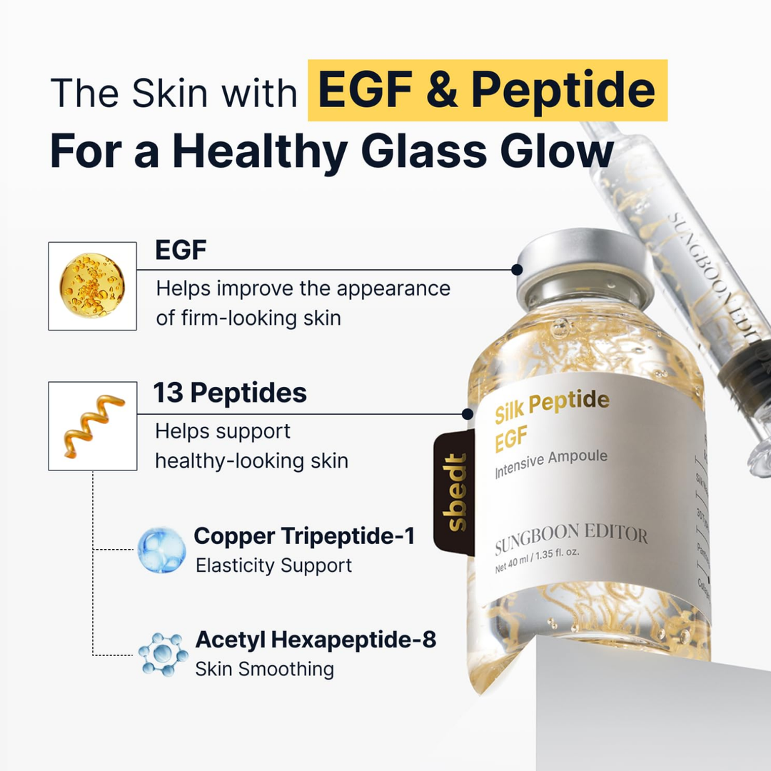 Sungboon Editor Silk Peptide EGF Intensive Ampoule 40ml SKIN CARE, Treatments, Serum & Essence