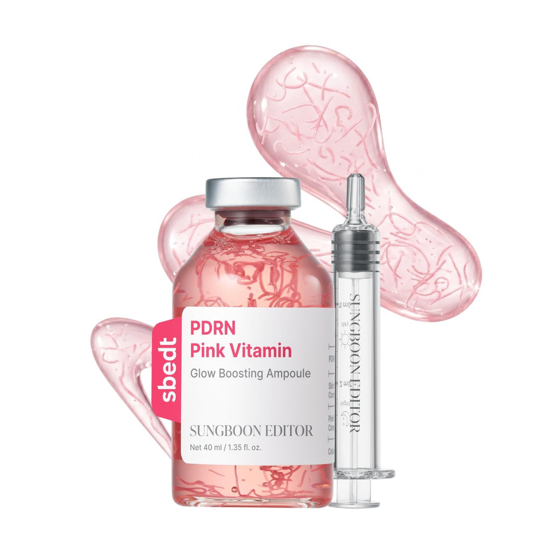 Sungboon Editor PDRN Pink Vitamin Glow Boosting Ampoule 40ml SKIN CARE, Treatments, Serum & Essence