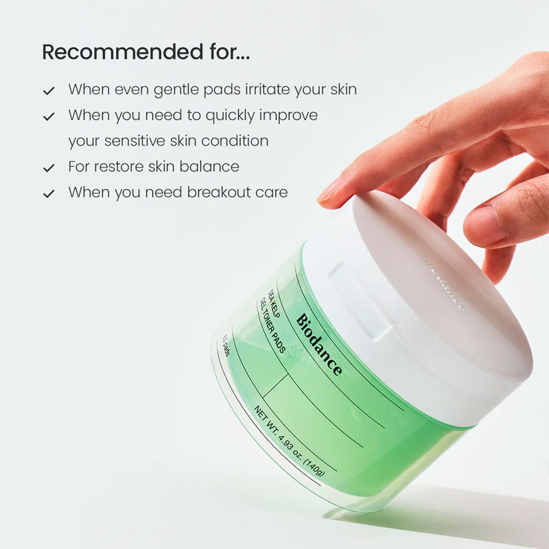 Biodance Sea Kelp Gel Toner Pad 140g / 60pads special, SKIN CARE, Toners, Toner Pads