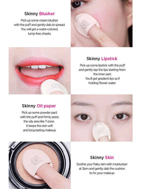 JUNG SAEM MOOL Skinny-Tap Puff 3 PCS