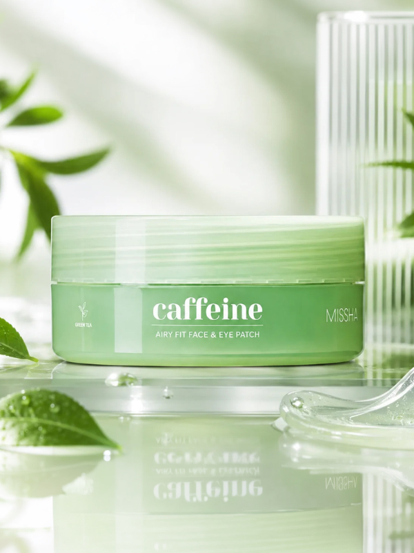 MISSHA Airy Fit Caffeine Depuffing Face & Eye Patch 60pcs SKIN CARE, Eye Care, Eye Masks