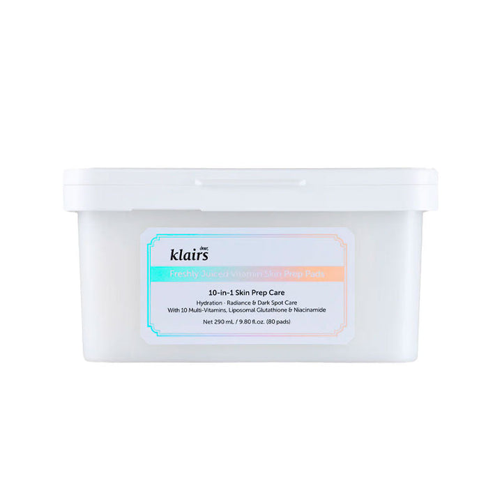 DEAR KLAIRS Vitamin Skin Prep Pads Exfoliating Hydrating 290ml 80pads