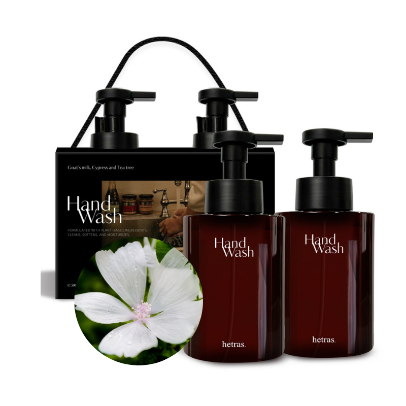 hetras Perfumed Bubble Hand Wash Hotel Wood 515ml x 2
