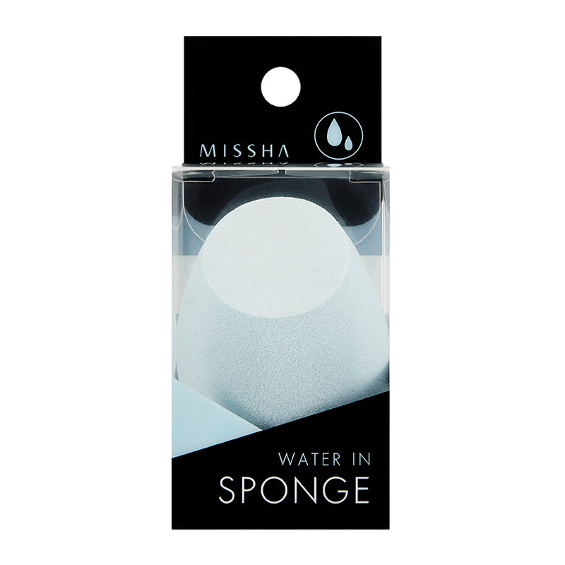 MISSHA Water In Sponge Complexion Blending Makeup Sponge MISSHA Blending Sponge, Korean Makeup Sponge, Complexion Accessory, Flawless Finish, Hydrophilic Applicator, K-Beauty Tool, Dewy Makeup