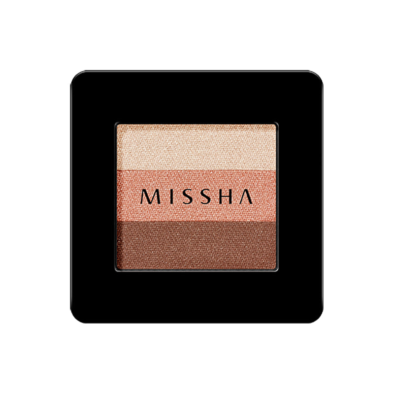 MISSHA Triple Shadow Easy Gradient Eyeshadow with Argan Oil MAKEUP, Eyes, Eyeshadow, K-Beauty Eyeshadow, Gradient Eye Makeup, Argan Oil Makeup, Easy Application Eyeshadow, Korean Beauty Eyes, Shimmer Eye Shadow, Buildable Pigment